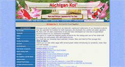 Desktop Screenshot of michigankoi.com